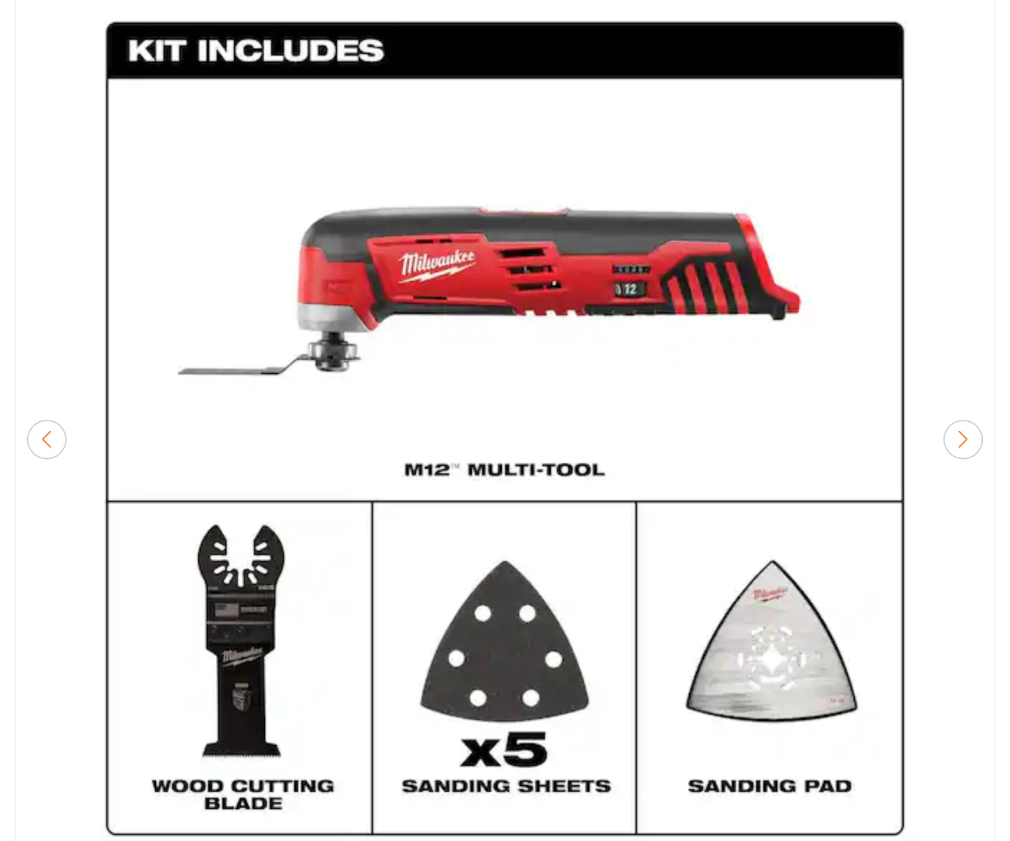 M12 Oscillating Multi-Tool (Tool-Only)