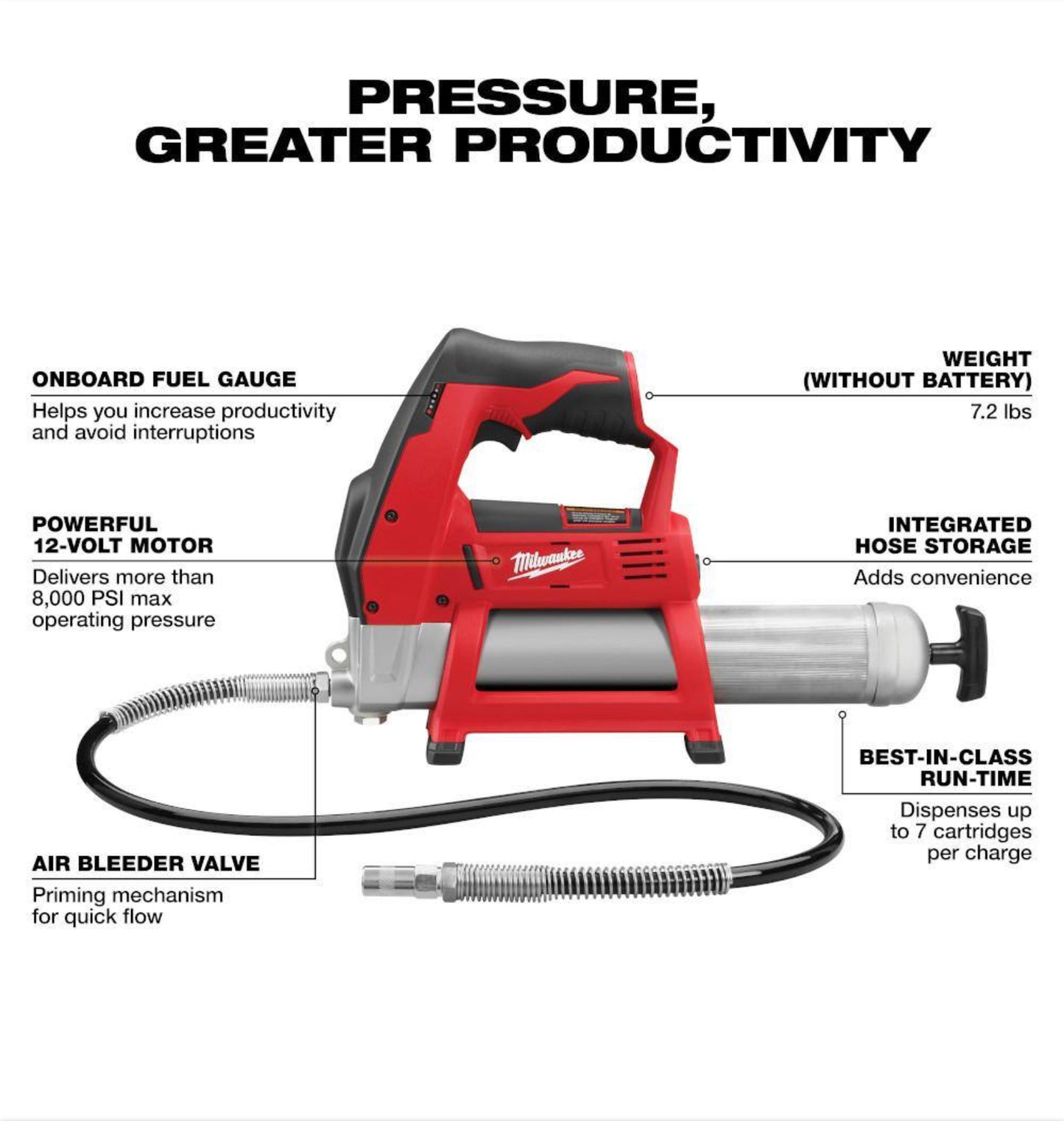 M12 Grease Gun (Tool-Only)