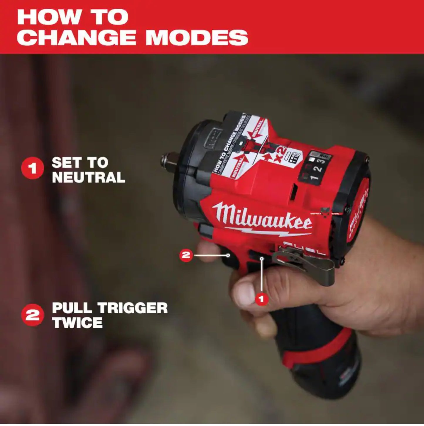 M12 Stubby 3/8 in. Impact Wrench (Tool-Only)