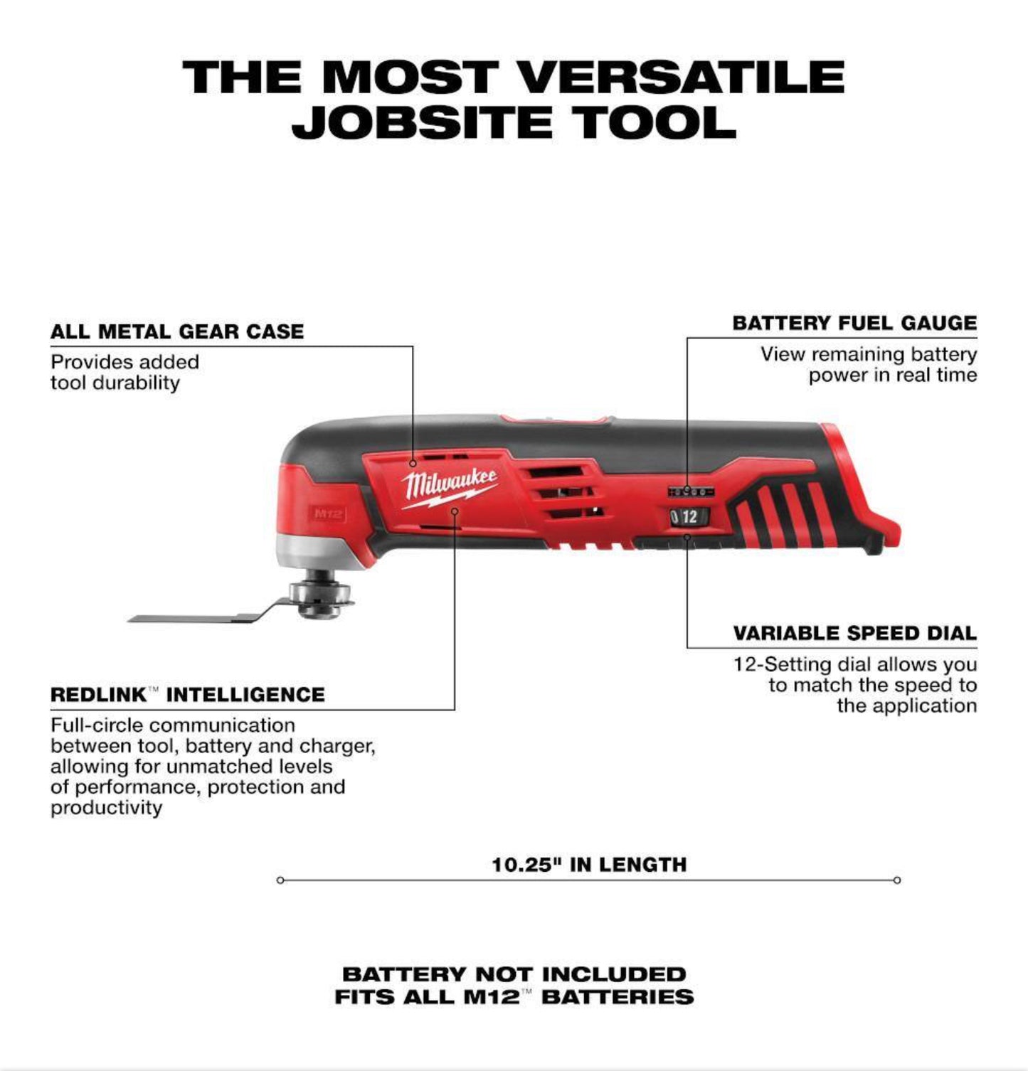 M12 Oscillating Multi-Tool (Tool-Only)